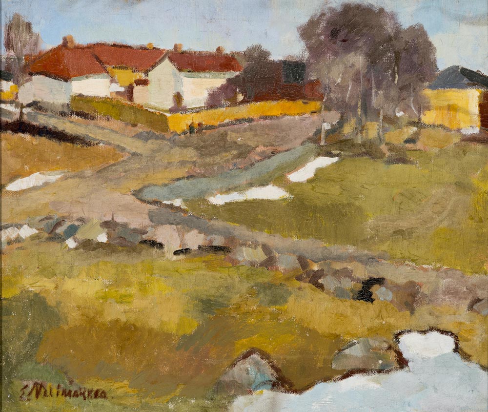 Nelimarkka-Rahasto - Kevätmaisema 1914